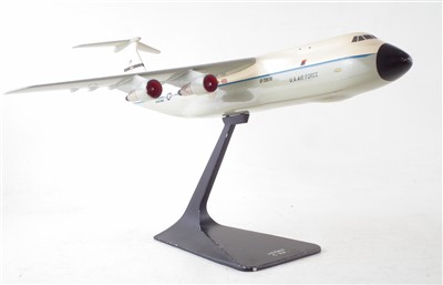Lot 254 - All metal scale model of the US Lockheed C5A Galaxy military transport aircraft