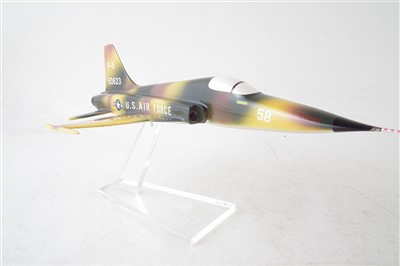 Lot 264 - All metal scale model of a U.S.A.F Northrop F-5 jet fighter aircraft