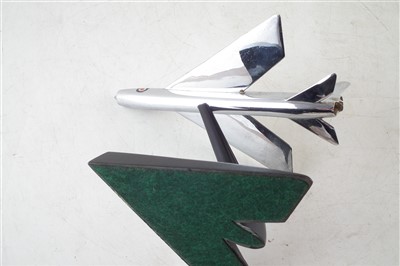 Lot 261 - All Metal Manufacturers scale model of an English Electric Lightning fighter jet
