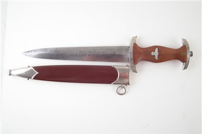 Lot 156 - German WWII Third Reich SA Dagger and scabbard