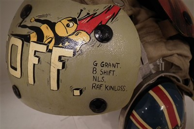 Lot 252 - Flight Deck Crewman's helmet circa 1979
