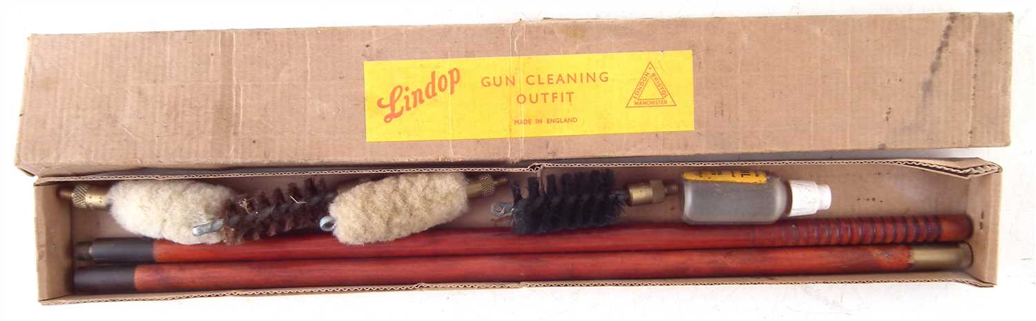 Lot 330 - Lindop 12 bore shotgun cleaning kit.