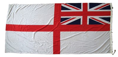Lot 313 - Royal Navy white ensign flag