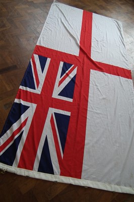 Lot 313 - Royal Navy white ensign flag