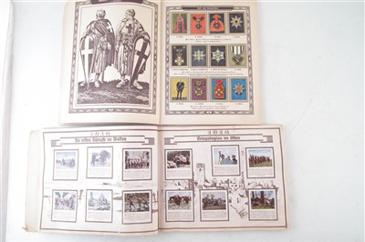 Lot 229 - Two German military cigarette card albums