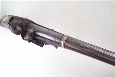 Lot 10 - Indian Flintlock Jezail with East India Company lock dated 1811