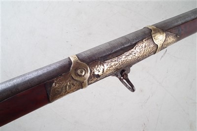 Lot 10 - Indian Flintlock Jezail with East India Company lock dated 1811