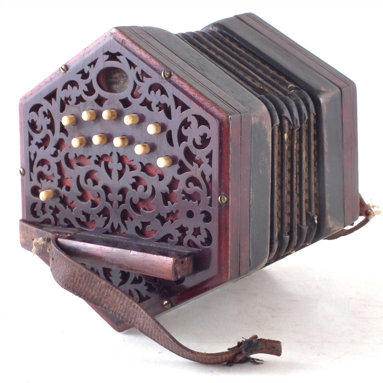 Lot 34 Lachenal 20 key concertina