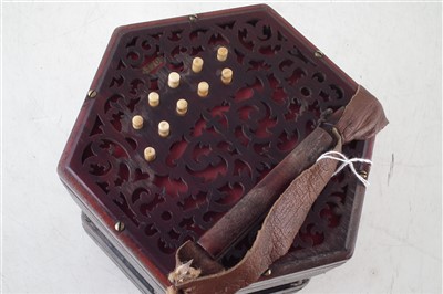 Lot 34 - Lachenal 20 key concertina