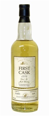 Lot 70 - 1 Bottle First Cask Caol Ila 1974 Malt Whisky 19 Year Old (Cask No. 12497 Bottle No. 165)
