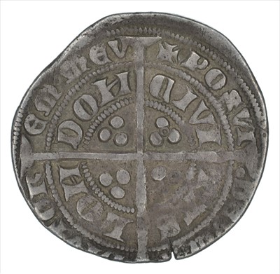 Lot 201 - Queen Elizabeth I Shilling and Edward III hammered silver Groat (2).