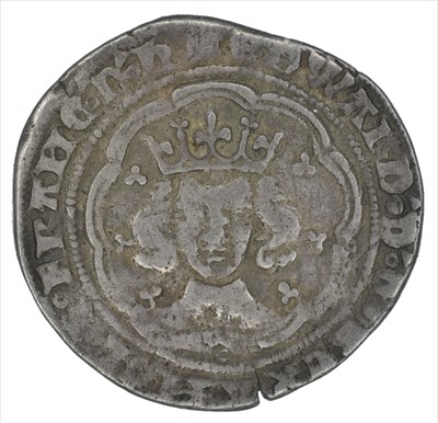 Lot 201 - Queen Elizabeth I Shilling and Edward III hammered silver Groat (2).