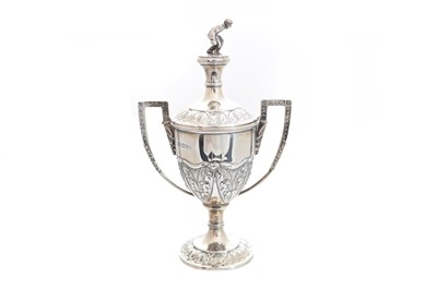 Lot 28 - A 1920s silver bowls trophy