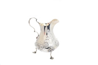 Lot 8 - A Victorian silver cream jug