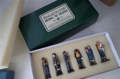 Lot 356 - King and Country Avro Lancaster Dambusters model with aircrew