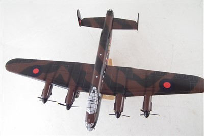 Lot 356 - King and Country Avro Lancaster Dambusters model with aircrew