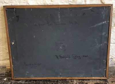 Lot 548 - H.H. Cubley, "The Pier, Fort William" oil.