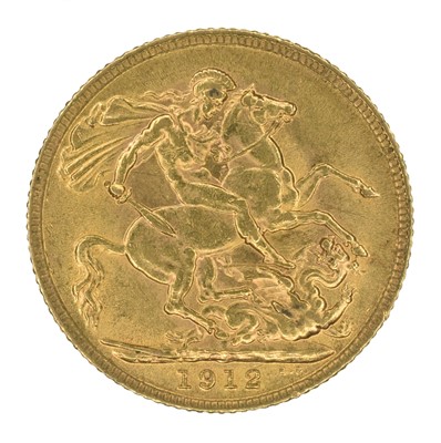 Lot 63 - King George V, Sovereign, 1912, London Mint.