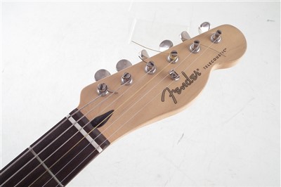Lot 53 - Fender Telecoustic electric acoustic guitar with soft case