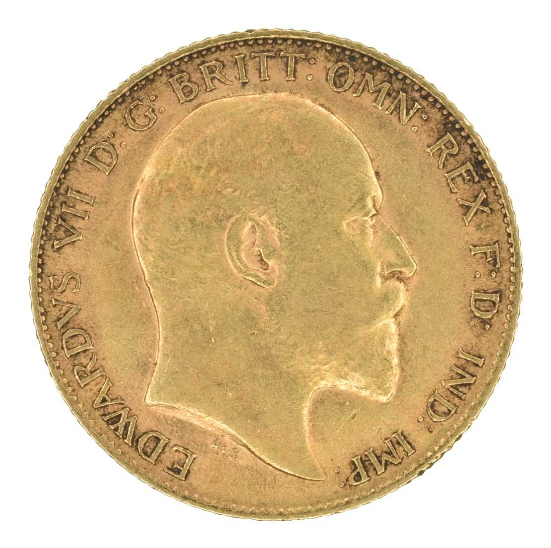 Lot 123 - King Edward VII, Half-Sovereign, 1908, London Mint.