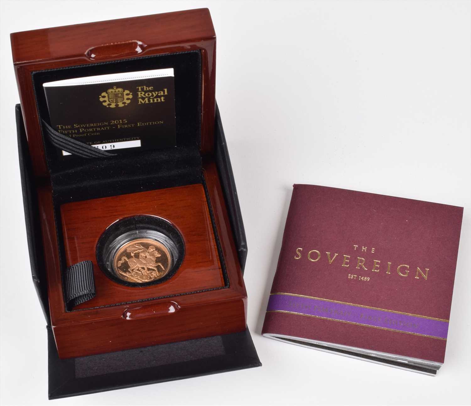 Lot 168 - 2015 Royal Mint Proof Sovereign.