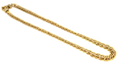 Lot 144 - An 18ct gold chain necklace