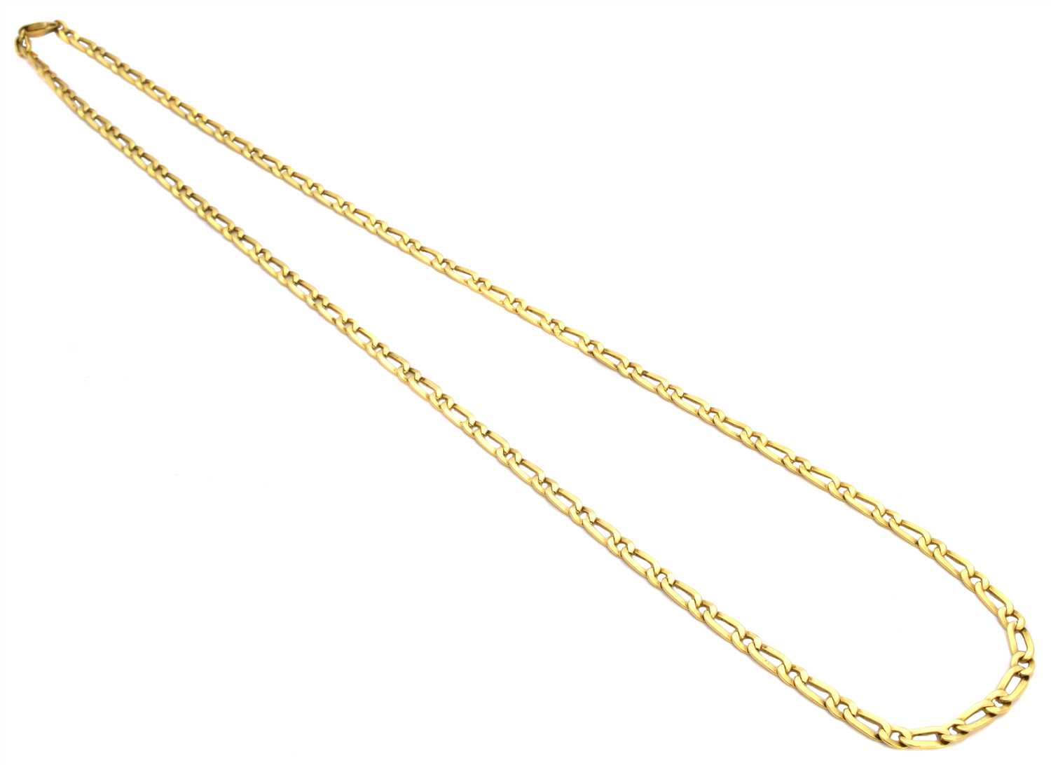 Lot 154 - An 18ct gold chain necklace