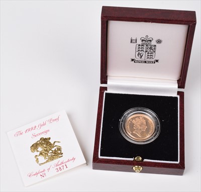 Lot 137 - 1992 Royal Mint, Proof Sovereign.