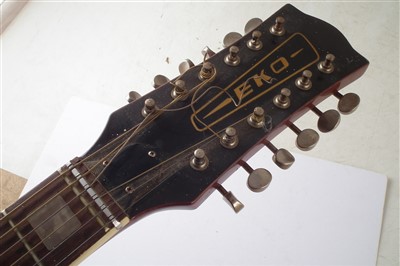 Lot 62 - Eko twelve string guitar and a Windsor banjo
