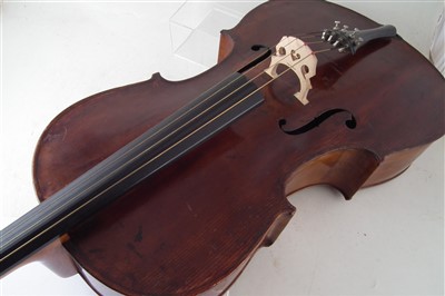 Lot 12 - Cello with soft case.