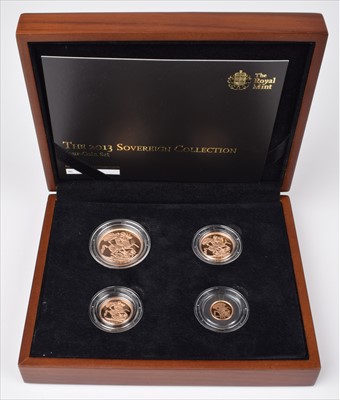 Lot 126 - Elizabeth II, United Kingdom, 2013, Gold Proof Four-Coin Sovereign Collection, Royal Mint.