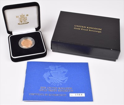 Lot 108 - 2005 Royal Mint, Proof Sovereign.