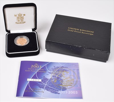 Lot 66 - 2003 Royal Mint, Proof Sovereign.