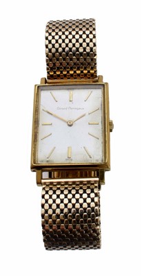 Lot 276 - A gold plated Girard-Perregaux manual wind wristwatch