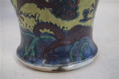Lot 366 - Chinese late 19th century vase.