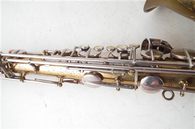 Lot 24 - Buffet Crampon 1956 / 57  Dynaction saxophone with case