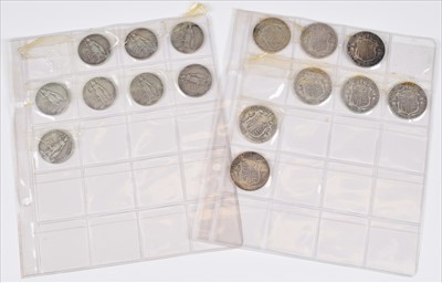 Lot 117 - Collection of Edward VII Florins and Halfcrowns (16).