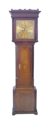 Lot 389 - Late 18th century long-case clock.
