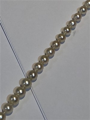 Lot 149 - A cultured pearl and diamond necklace