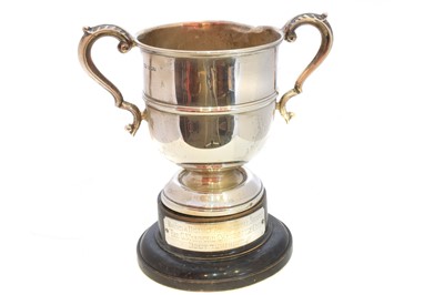 Lot 37 - A 1960's silver trophy