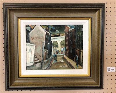 Lot 490 - William Turner, "Turner's Vaults, Stockport", oil.