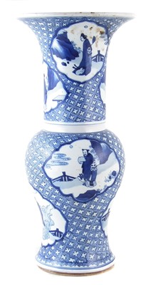 Lot 370 - Chinese blue and white vase.