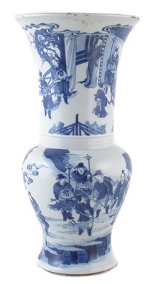 Lot 373 - Chinese blue and white vase.