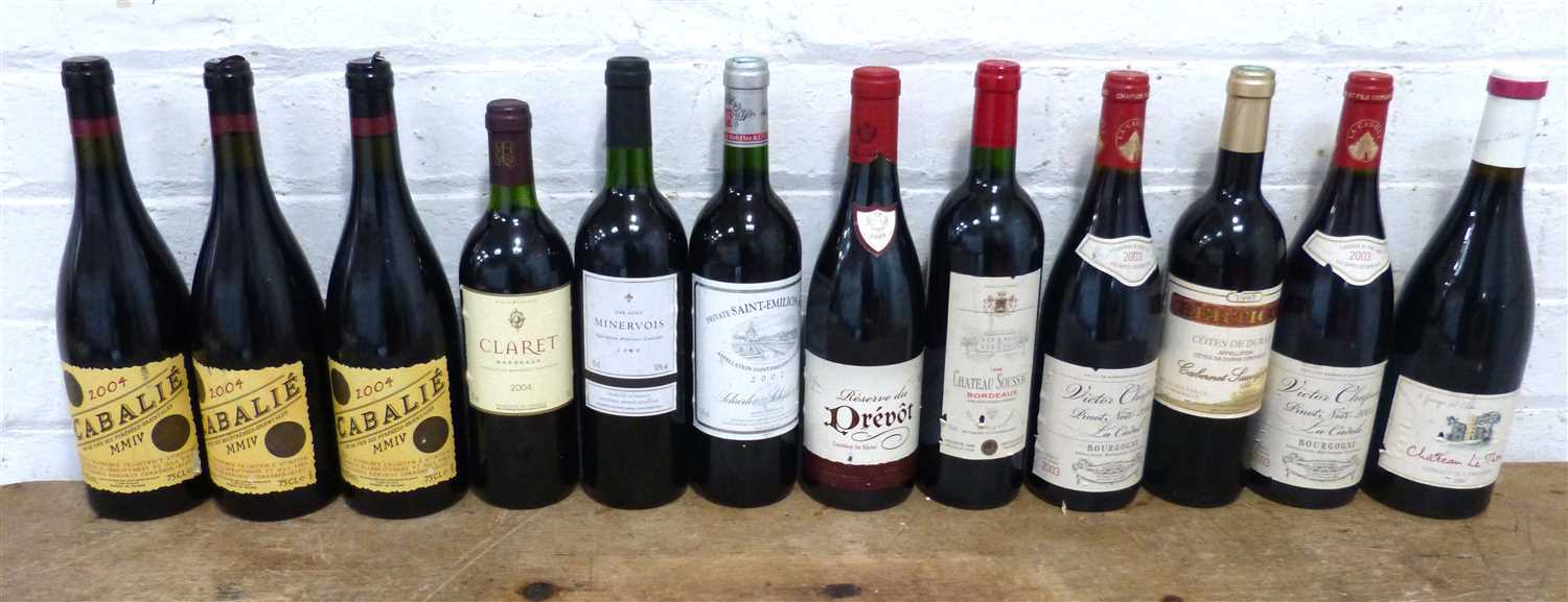 Lot 3 - 12 Bottles Mixed Lot French Red Wines to include Good Claret, Rhone and Languedoc