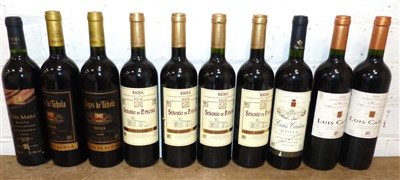 Lot 4 - 10 Bottles Mixed Lot Fine and Very Fine Rioja