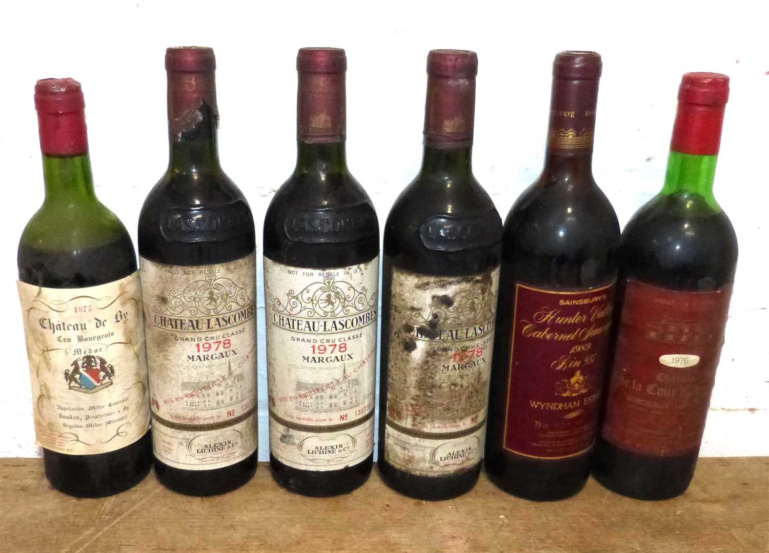 Lot 8 - 6 Bottles Mixed Lot to include Mature Grand Cru Classe Margaux