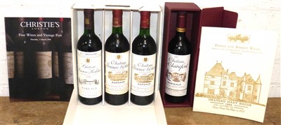 Lot 9 - 4 Bottles Fine and Grand Cru Classe Margaux from Chateau Prieure Lichine