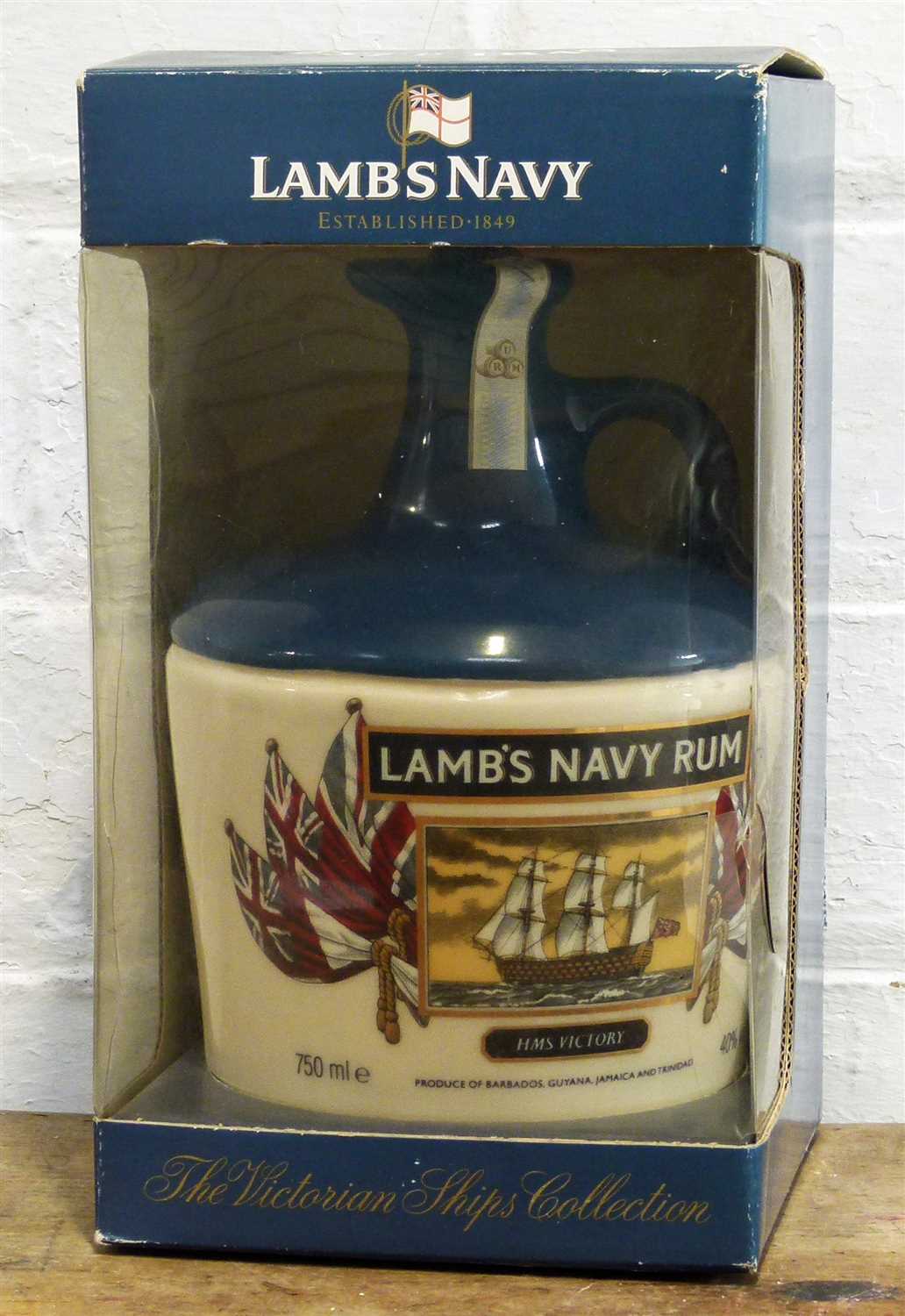 Lot 109 - 1 Jug Decanter (75cl.) Lambs Navy Rum  ‘HMS Victory’ The Victorian Ships collection