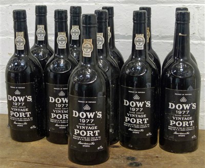Lot 39 - 11 Bottles Dow’s Vintage Port 1977