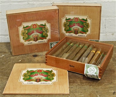 Lot 88 - 58 individually wrapped Cigars comprising 56 Villar y Villar “754’s”